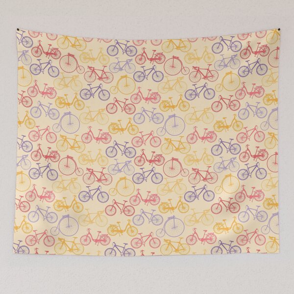 Item preview, Multicolor Bicycles Seamless designed and sold by LarinaBeauty.