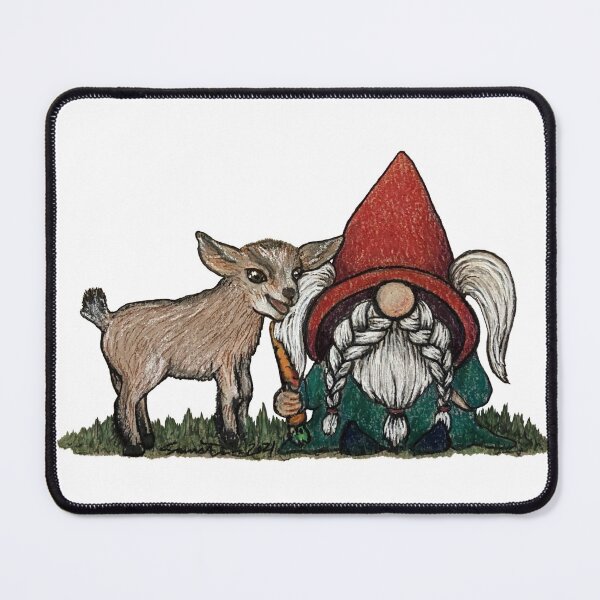 Item preview, Gnome and a baby goat designed and sold by SarahCD13.