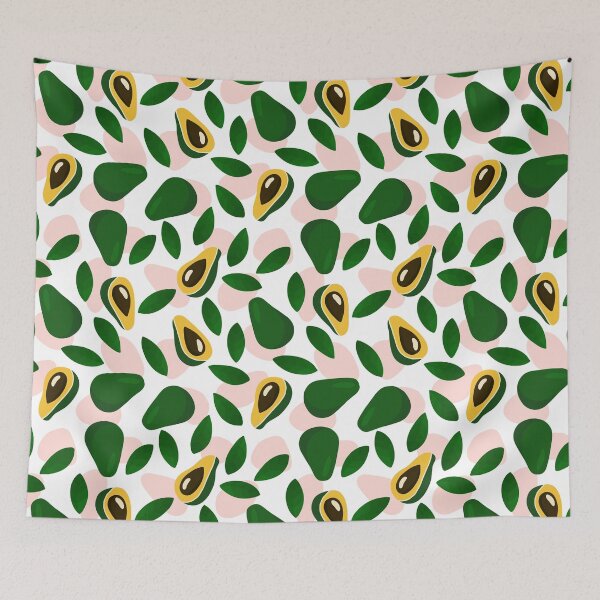 Item preview, Beautiful seamless with avocado designed and sold by LarinaBeauty.