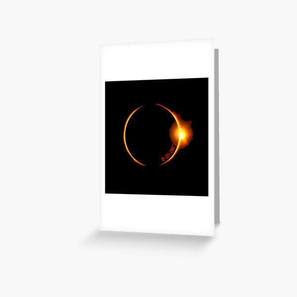 solar eclipse 2017 Greeting Card