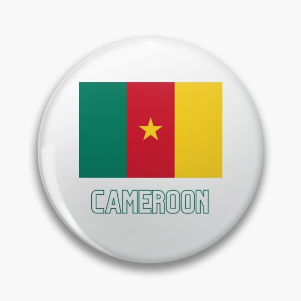 Item preview, Cameroon Flag with Green Letters designed and sold by hijackhippo.