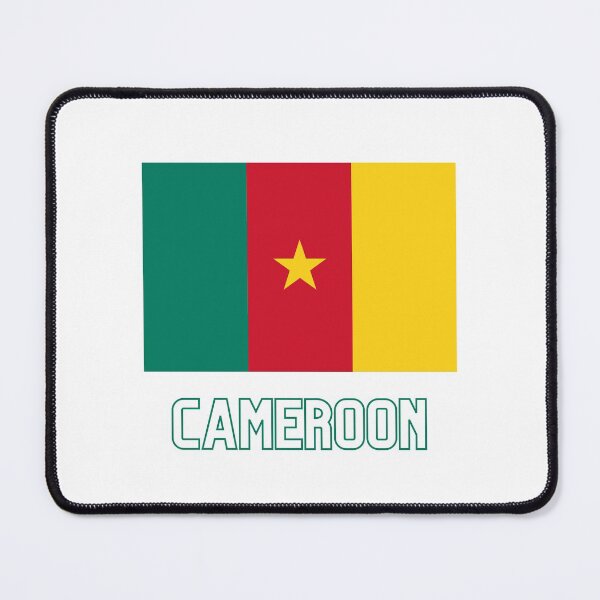 Item preview, Cameroon Flag with Green Letters designed and sold by hijackhippo.