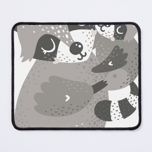 Item preview, Cute Cartoon Racoon Hugs designed and sold by SketchprintsUK.