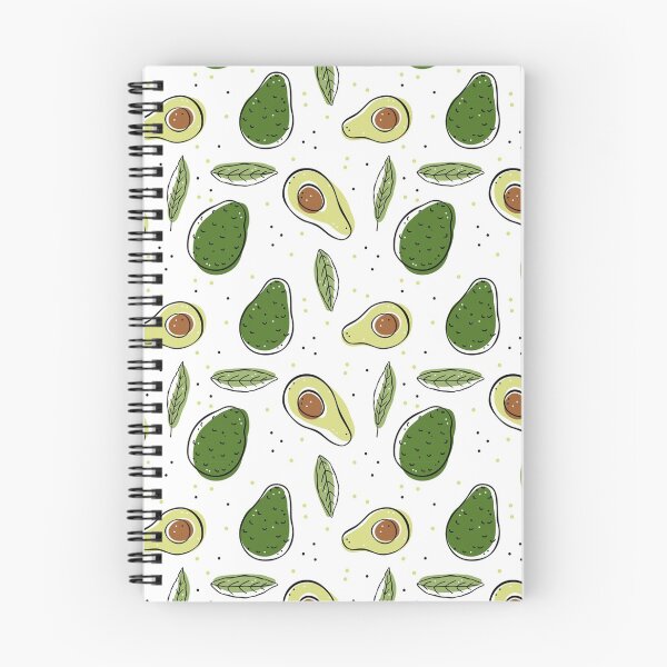 Item preview, Color illustration of avocado fruit seamless  designed and sold by LarinaBeauty.
