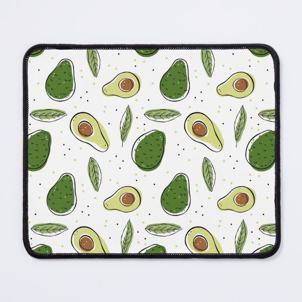 Item preview, Color illustration of avocado fruit seamless designed and sold by LarinaBeauty.