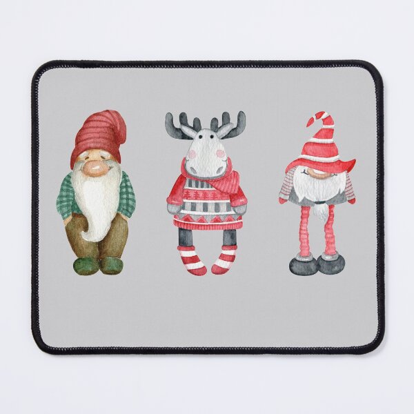 Item preview, Three Funny Christmas Gnomes As Blue And Purple Gnomes With Easter Eggs - Three Funny Christmas Gnomes designed and sold by lodarohit.