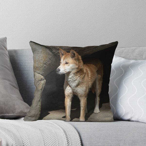 Dingo: Australian Native Dog Throw Pillow