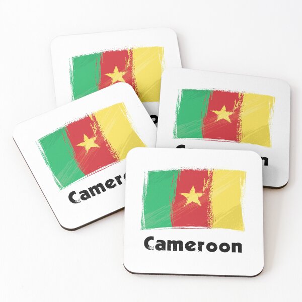 Item preview, Cameroon Flag - Painted Effect designed and sold by hijackhippo.