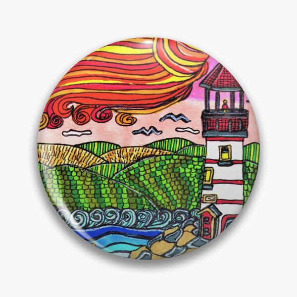 Item preview, Escena del faro arcoiris designed and sold by Michelle Mead.