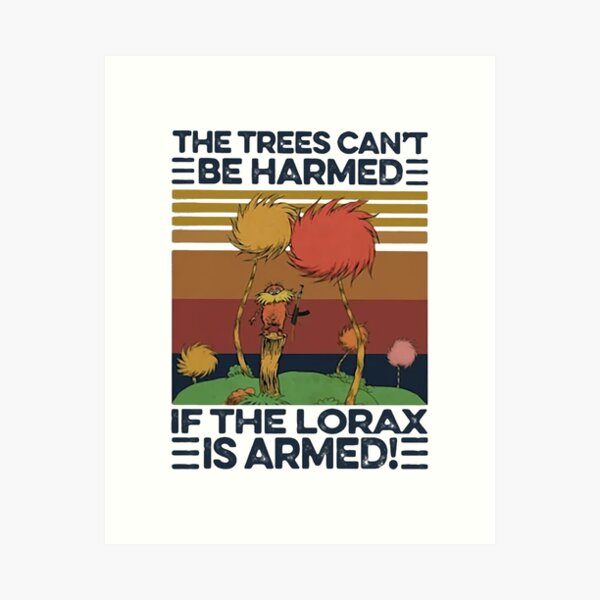 the lorax art prints redbubble