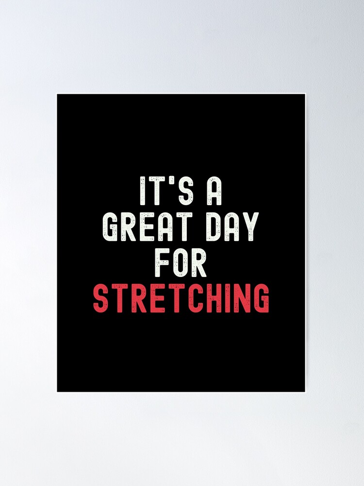 Stretching Poster