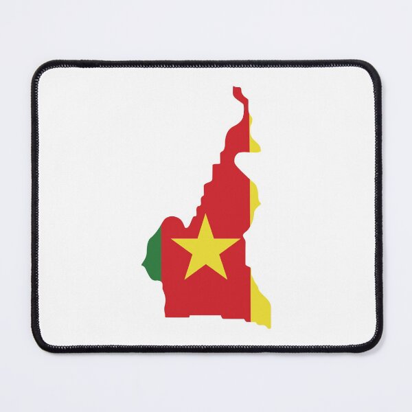 Item preview, Cameroon Country Map Outline with Flag Interior designed and sold by hijackhippo.