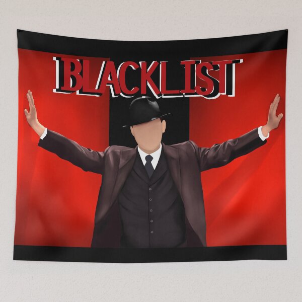 Aperçu de l'œuvre Le dessin de la liste noire de Reddington créée et vendue par BeccaKenDesigns.