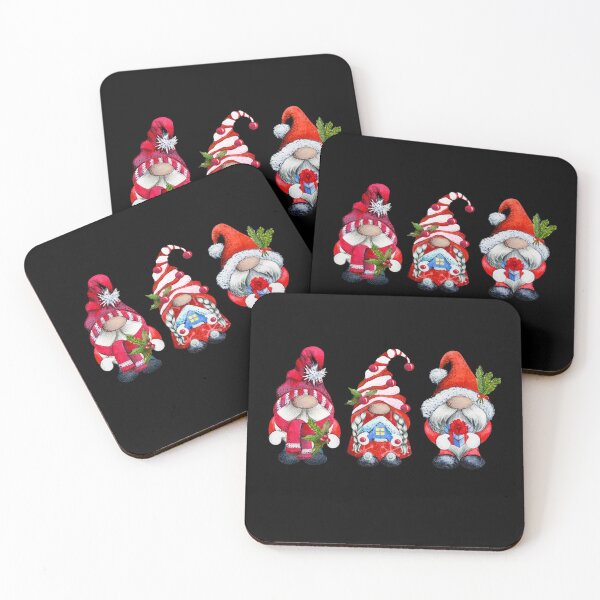 Item preview, Three Funny Christmas Gnomes As Gnomes Santa - Three Funny Christmas Gnomes designed and sold by lodarohit.