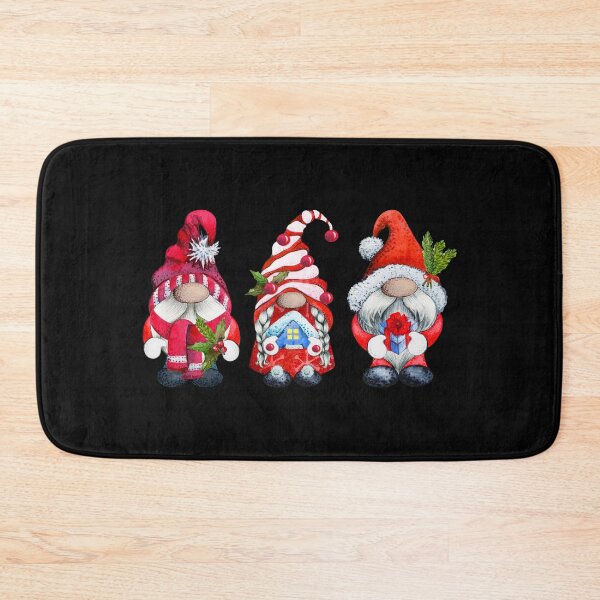 Item preview, Three Funny Christmas Gnomes As Gnomes Santa - Three Funny Christmas Gnomes designed and sold by lodarohit.