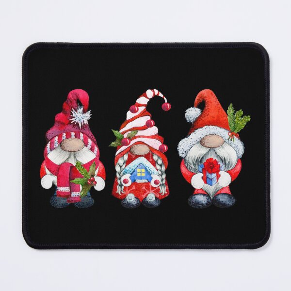 Item preview, Three Funny Christmas Gnomes As Gnomes Santa - Three Funny Christmas Gnomes designed and sold by lodarohit.
