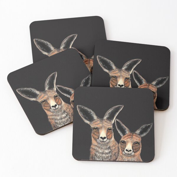Item preview, Quirky Kangaroo Couple designed and sold by Linda Callaghan.