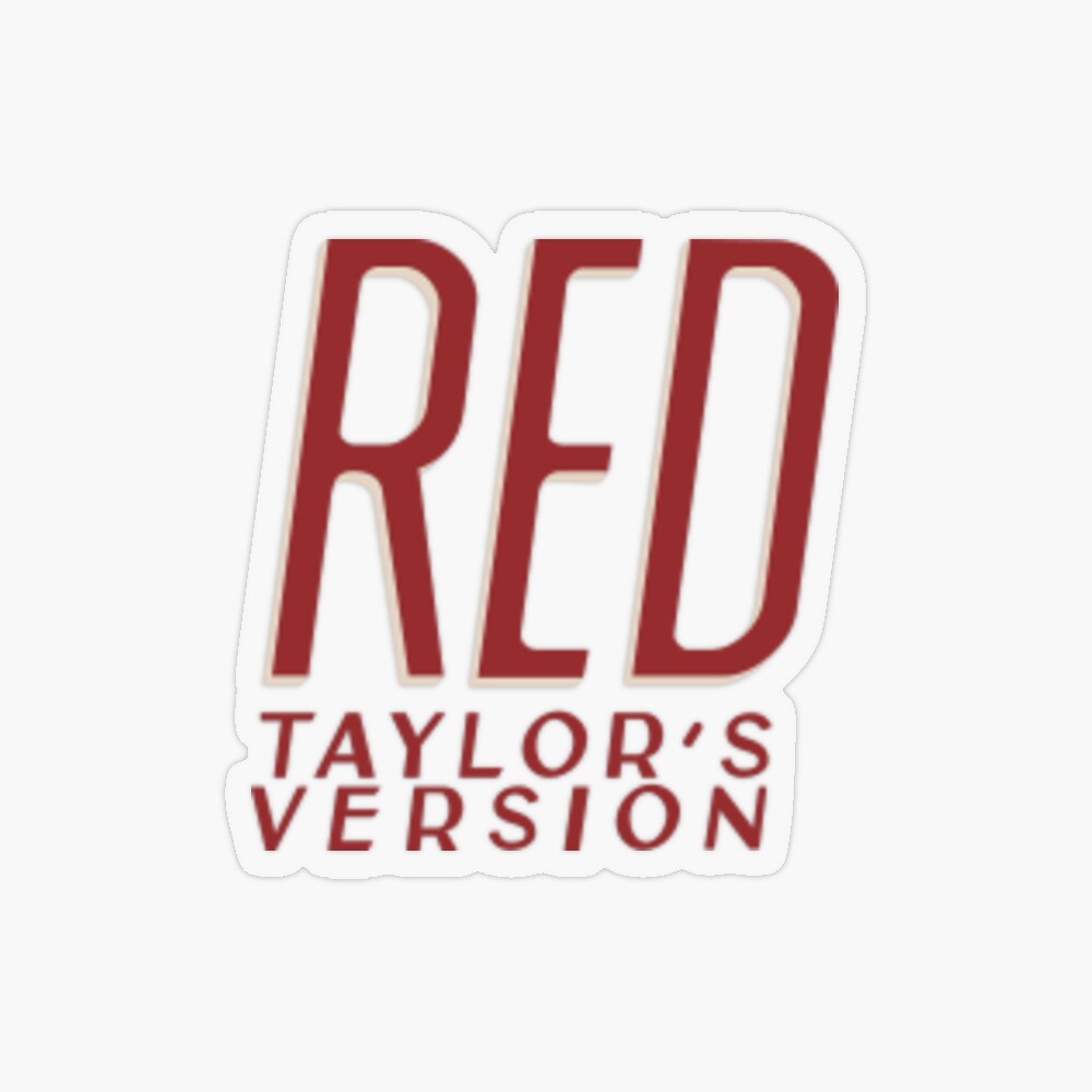 Taylor Swift Red (Taylor's Version) Sticker – Modern Legend, LLC.