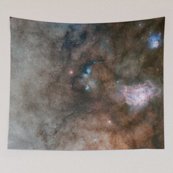 Item preview, Sharpless 29 (Sh2-29), Lagoon Nebula (M8, NGC 6523), Trifid Nebula (M20, NGC 6514) in the constellation of Sagittarius designed and sold by Raureif.