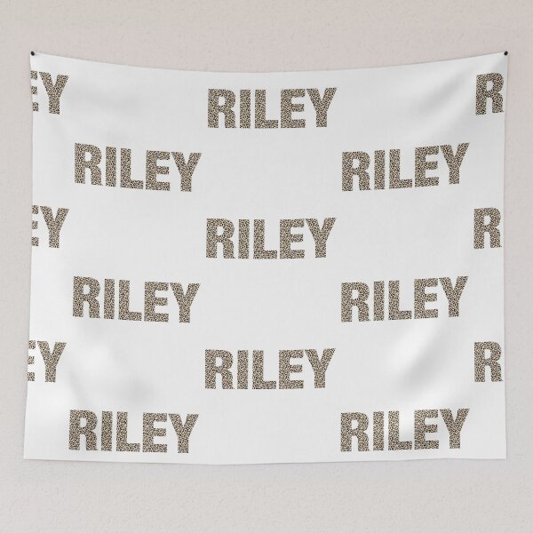 Item preview, Riley name leopard pattern my name is Riley gift birthday holiday anniversary Essential Inspiration Joy Mood Funny designed and sold by DesignByHeartUK.
