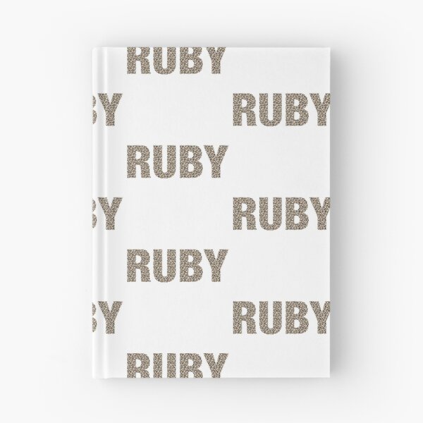 Item preview, Ruby name leopard pattern my name is Ruby gift birthday holiday anniversary Essential Inspiration Joy Mood Funny designed and sold by DesignByHeartUK.