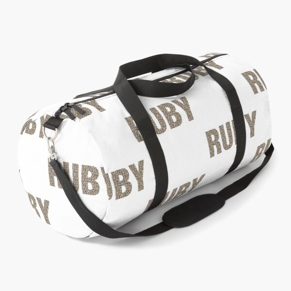 Item preview, Ruby name leopard pattern my name is Ruby gift birthday holiday anniversary Essential Inspiration Joy Mood Funny designed and sold by DesignByHeartUK.