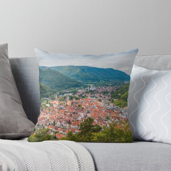 Item preview, Bad Urach, view of the town centre from the Grafensteige hill designed and sold by Mark Bangert.