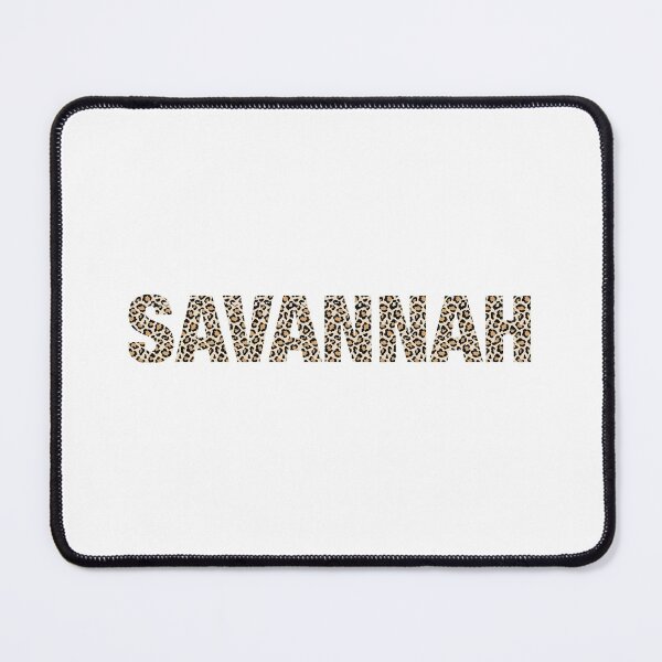 Item preview, Savannah name leopard pattern my name is Savannah gift birthday holiday anniversary Essential Inspiration Joy Mood Funny designed and sold by DesignByHeartUK.