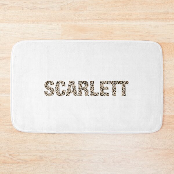 Item preview, Scarlett name leopard pattern my name is Scarlett gift birthday holiday anniversary Essential Inspiration Joy Mood Funny designed and sold by DesignByHeartUK.