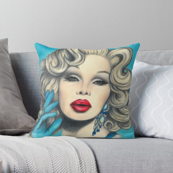 Amanda Lepore Throw Pillow