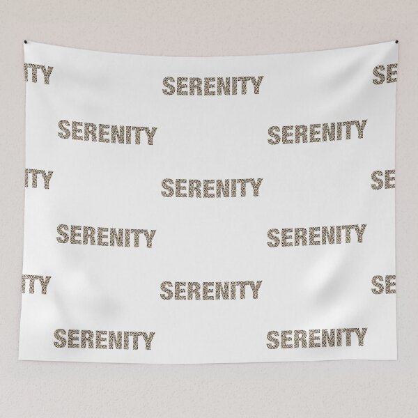 Item preview, Serenity name leopard pattern my name is Serenity gift birthday holiday anniversary Essential Inspiration Joy Mood Funny designed and sold by DesignByHeartUK.