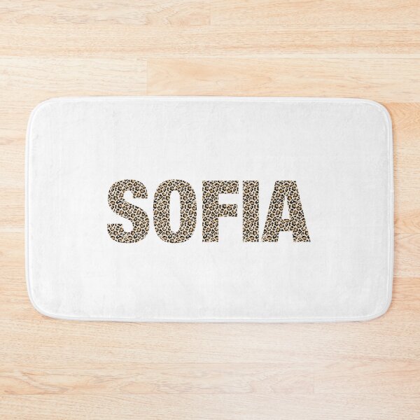 Item preview, Sofia name leopard pattern my name is Sofia gift birthday holiday anniversary Essential Inspiration Joy Mood Funny designed and sold by DesignByHeartUK.