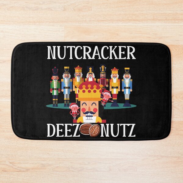Item preview, NUTCRACKER DEEZ NUTZ FUNNY UGLY CHRISTMAS SWEATER (WHITE LETTERING) designed and sold by Wheeler-Styl3.