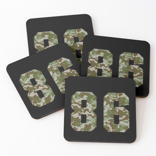 Item preview, Army Camo Number eighty-six Veteran Lucky Number 86 designed and sold by Urosek.