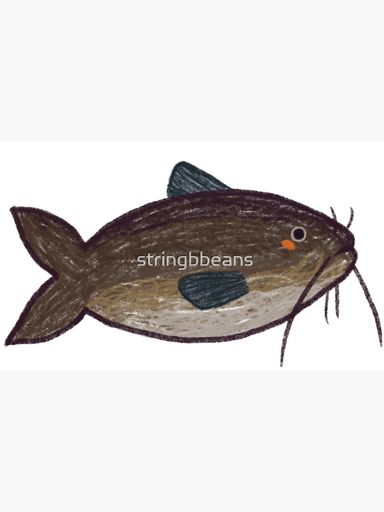 Lámina fotográfica «Ilustración de tilapia inspirada en Stardew Valley