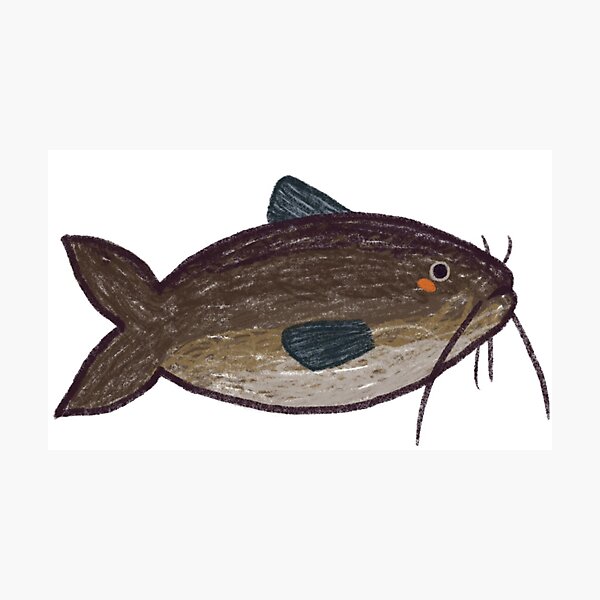 "Tilapia Illustration inspired from Stardew Valley" Photographic Print