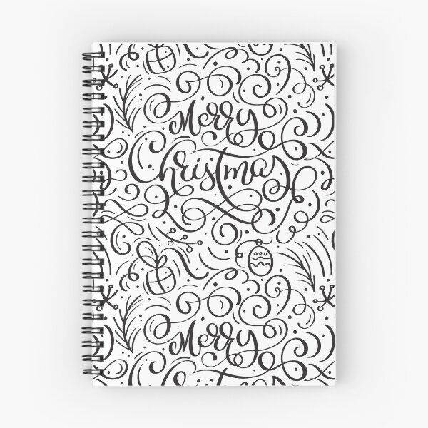Aperçu de l'œuvre Modèle de lettrage de calligraphie joyeux Noël créée et vendue par TeeBeesDesign.