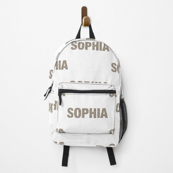 Item preview, Sophia name leopard pattern my name is Sophia gift birthday holiday anniversary Essential Inspiration Joy Mood Funny designed and sold by DesignByHeartUK.