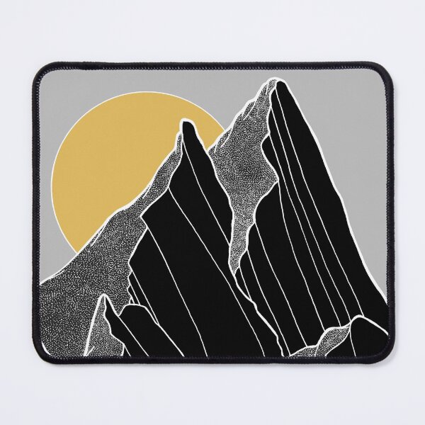 Item preview, The dark peaks under the golden sun designed and sold by Swadeillustrations.