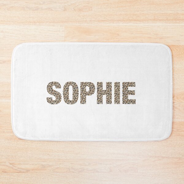 Item preview, Sophie name leopard pattern my name is Sophie gift birthday holiday anniversary Essential Inspiration Joy Mood Funny designed and sold by DesignByHeartUK.