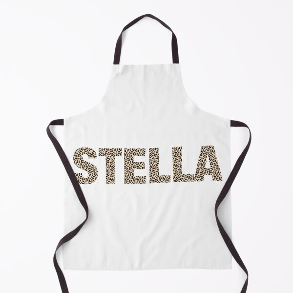 Item preview, Stella name leopard pattern my name is Stella gift birthday holiday anniversary Essential Inspiration Joy Mood Funny designed and sold by DesignByHeartUK.