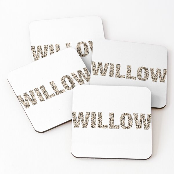 Item preview, Willow name leopard pattern my name is Willow gift birthday holiday anniversary Essential Inspiration Joy Mood Funny designed and sold by DesignByHeartUK.