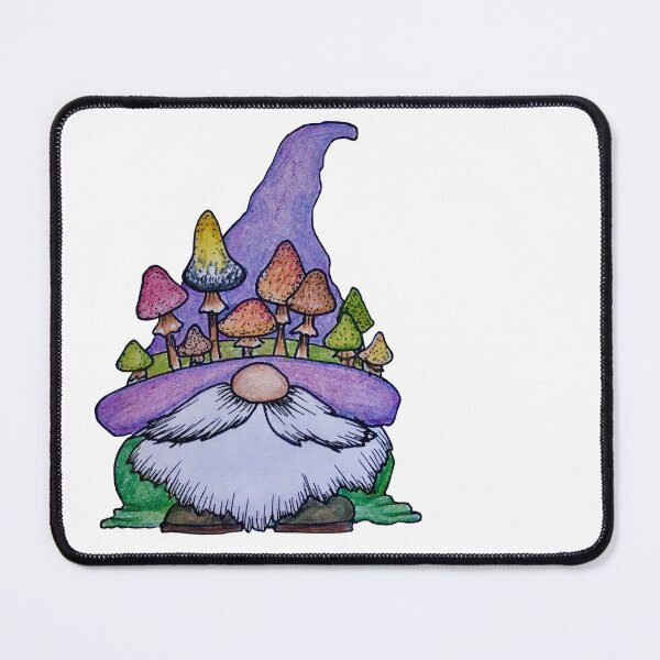 Item preview, Gnome with mushroom hat designed and sold by SarahCD13.