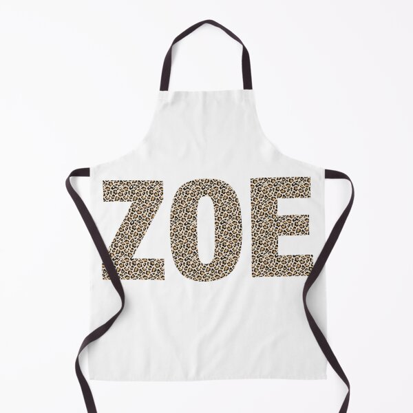 Item preview, Zoe name leopard pattern my name is Zoe gift birthday holiday anniversary Essential Inspiration Joy Mood Funny designed and sold by DesignByHeartUK.