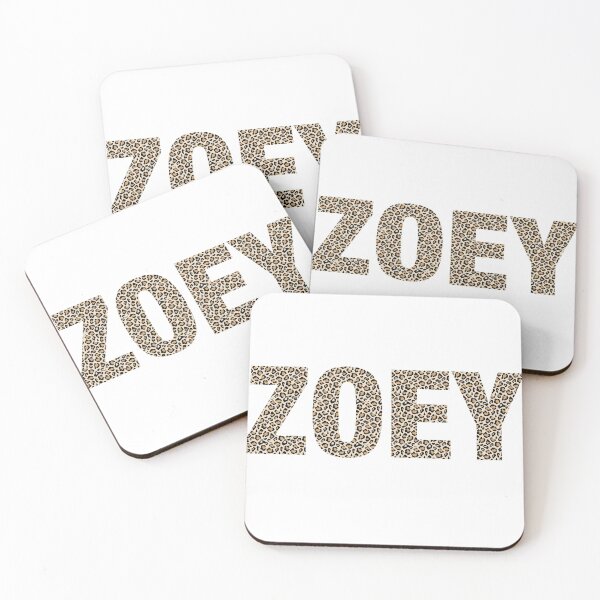 Item preview, Zoey name leopard pattern my name is Zoey gift birthday holiday anniversary Essential Inspiration Joy Mood Funny designed and sold by DesignByHeartUK.