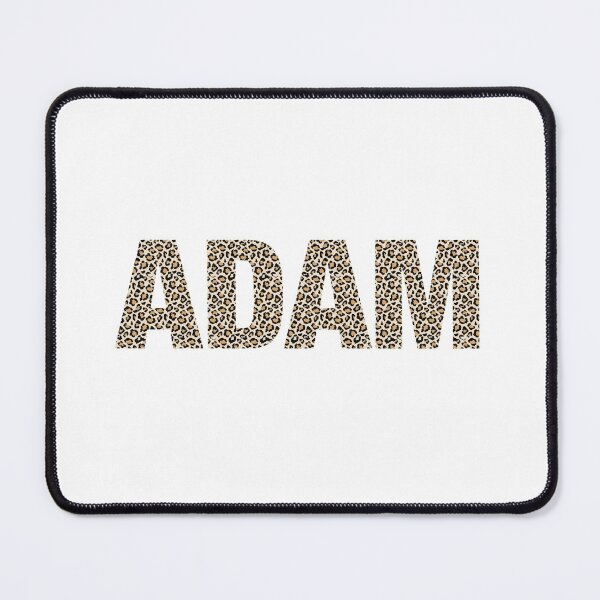Item preview, Adam name leopard pattern my name is Adam gift birthday holiday anniversary Essential Inspiration Joy Mood Funny designed and sold by DesignByHeartUK.