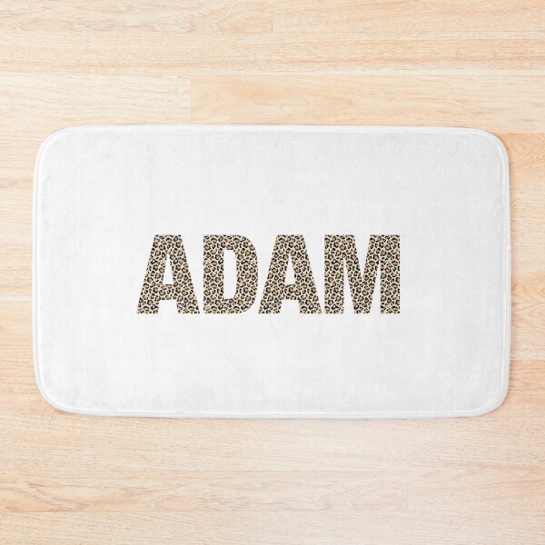 Item preview, Adam name leopard pattern my name is Adam gift birthday holiday anniversary Essential Inspiration Joy Mood Funny designed and sold by DesignByHeartUK.