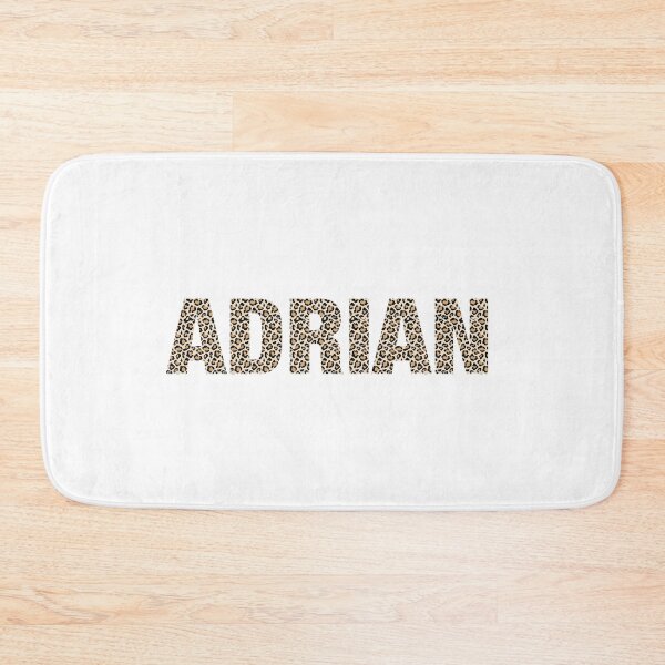 Item preview, Adrian name leopard pattern my name is Adrian gift birthday holiday anniversary Essential Inspiration Joy Mood Funny designed and sold by DesignByHeartUK.