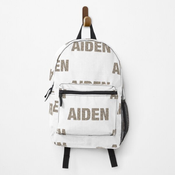 Item preview, Aiden name leopard pattern my name is Aiden gift birthday holiday anniversary Essential Inspiration Joy Mood Funny designed and sold by DesignByHeartUK.