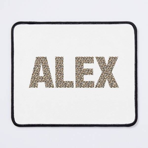 Item preview, Alex name leopard pattern my name is Alex gift birthday holiday anniversary Essential Inspiration Joy Mood Funny designed and sold by DesignByHeartUK.